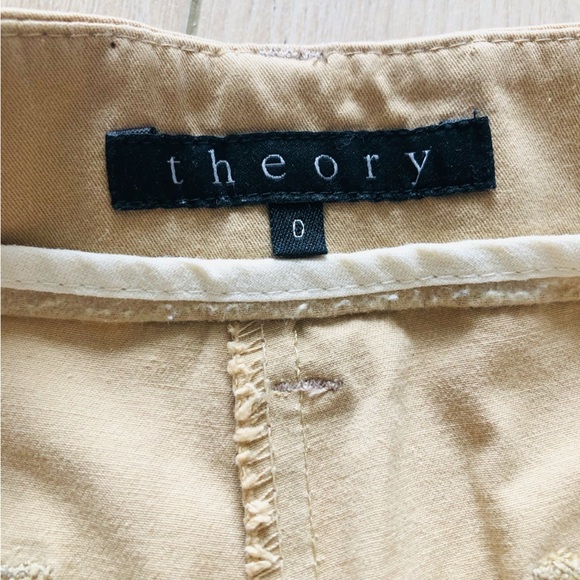 Vintage Theory Wide Leg Capris Pants in Beige - Picture 6 of 12